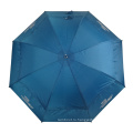 Темно-синие вентилируемые зонтики для гольфа, длинный вал 2-слойный зонтик для гольфа bunnings
